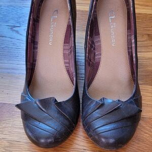 Dark brown 8-1/2 wedges